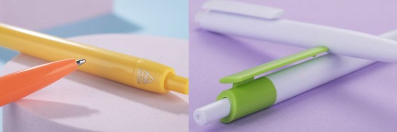 goedkope kunststof promotiepen met logo voor beurs giveaways