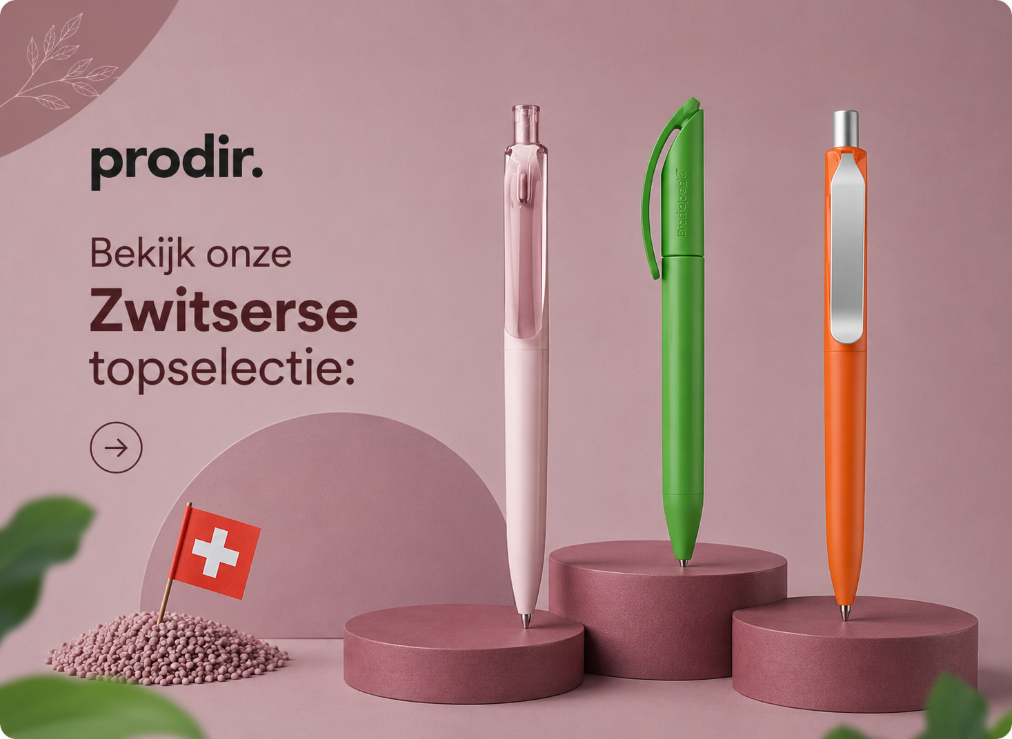 prodir pennen met bedrukking